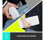 LOGITECH MX Keys Mini Wireless Keyboard & MX Anywhere 3 Wireless Darkfield Mouse - Pale Grey