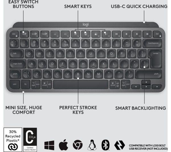 LOGITECH Signature K650 Wireless Keyboard - Graphite