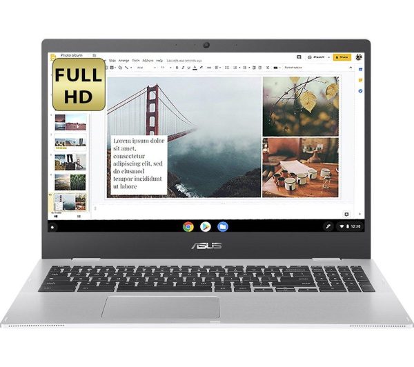ASUS CX15 15.6" Chromebook - IntelÂ® PentiumÂ®, 64 GB eMMC, Silver