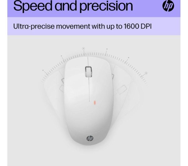 HP 230 Wireless Keyboard & Mouse Set - White