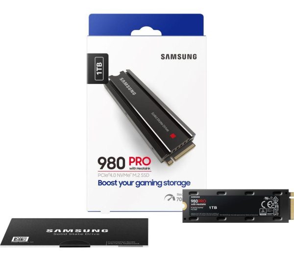 SAMSUNG 980 PRO M.2 Internal SSD with Heatsink - 1 TB