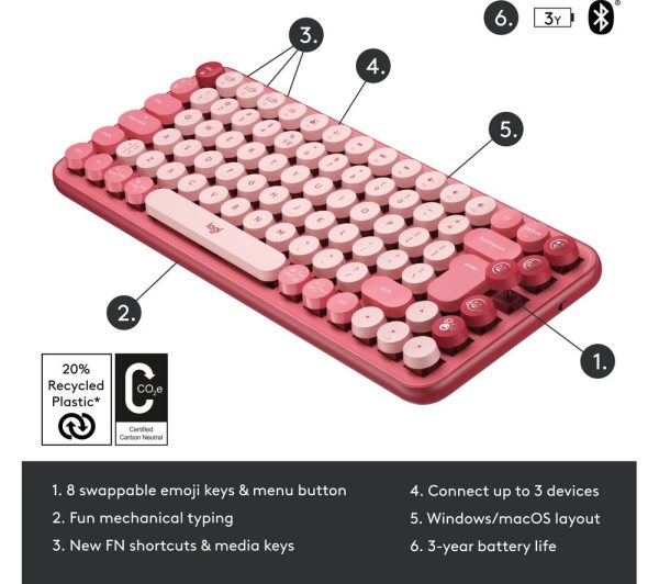 LOGITECH Signature Slim K950 Wireless Keyboard - Graphite