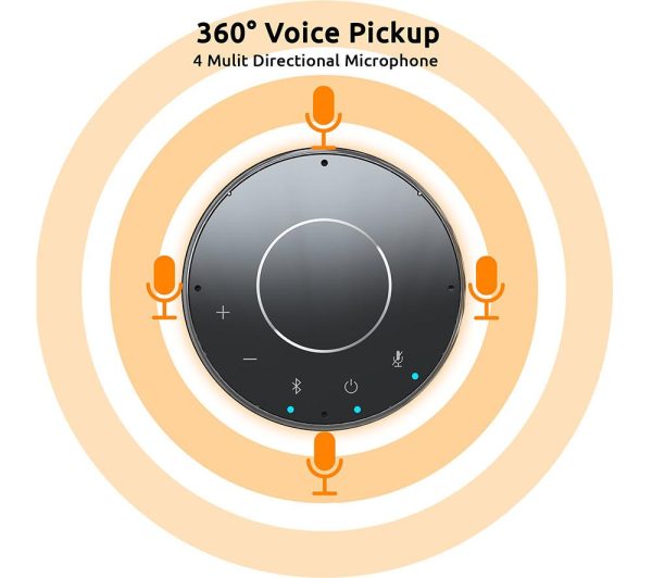 TOUCAN S100 Bluetooth Conference Speaker - Black