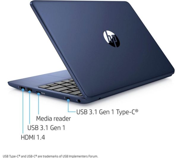 HP Stream 11-ak0516sa 11" Laptop - IntelÂ® CeleronÂ®, 64 GB eMMC, Blue