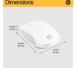 HP 410 Slim White Wireless Optical Mouse - White