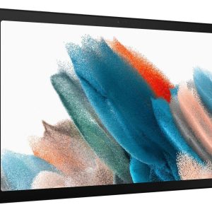 SAMSUNG Galaxy Tab A8 10.5" Tablet (32 GB, Silver) & Book Cover (Dark Grey) Bundle