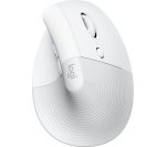 LOGITECH Lift Vertical Ergonomic Optical Mouse - White