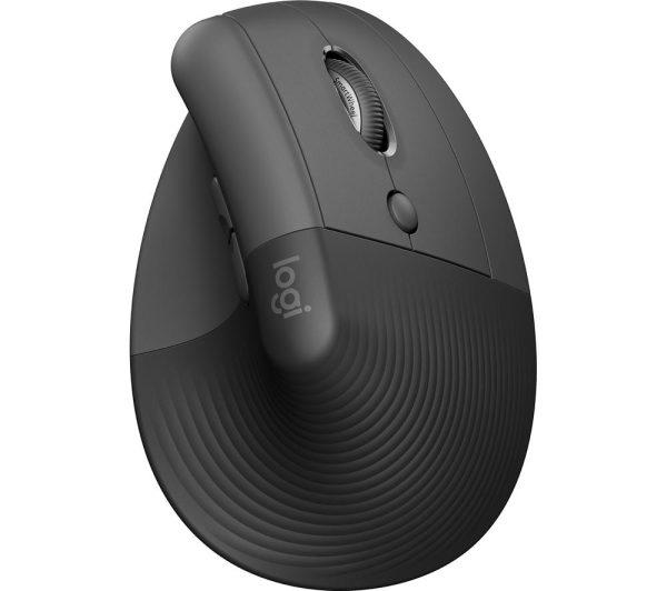 LOGITECH Lift Vertical Ergonomic Optical Mouse - Graphite