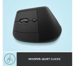 LOGITECH Lift Vertical Ergonomic Optical Mouse - Graphite, Left-Handed