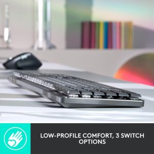 LOGITECH POP Keys Wireless Keyboard & Optical Mouse Bundle - Heartbreaker Rose