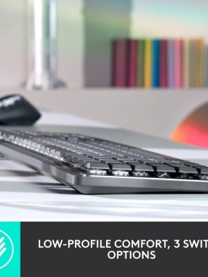 LOGITECH POP Keys Wireless Keyboard & Optical Mouse Bundle - Heartbreaker Rose