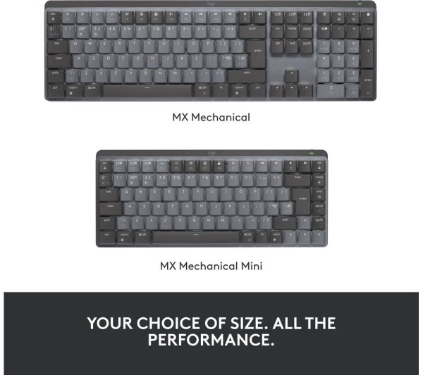 LOGITECH MX Wireless Mechanical Keyboard - Graphite