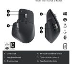 LOGITECH MX Master 3S Wireless Darkfield Mouse