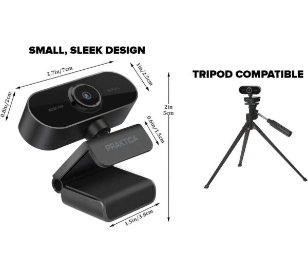 PRAKTICA PRA-PC-C1 Full HD Webcam