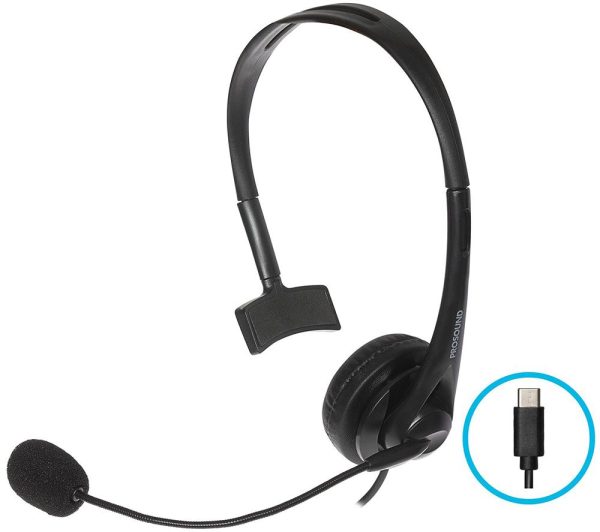 PROSOUND PROS-USBCSMHS Headset - Black