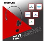 PROSOUND PROS-USBCSMHS Headset - Black