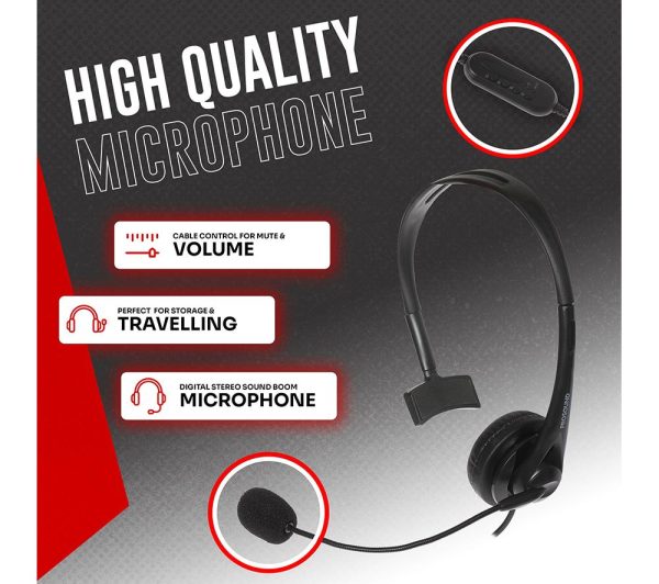PROSOUND PROS-USBCSMHS Headset - Black