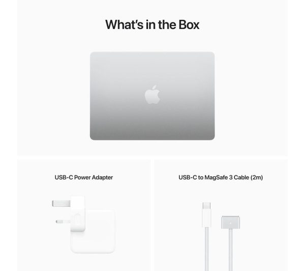 APPLE MacBook Air 13.6" (2022) - M2, 256 GB SSD, Silver