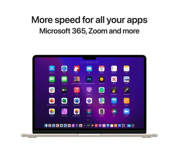 APPLE MacBook Air 13.6" (2022) - M2, 256 GB SSD, Starlight