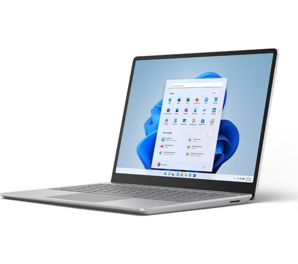 MICROSOFT 12.4" Surface Laptop Go 2 Platinum & 365 Personal - 15 Months, 1 User, 5 Devices Bundle