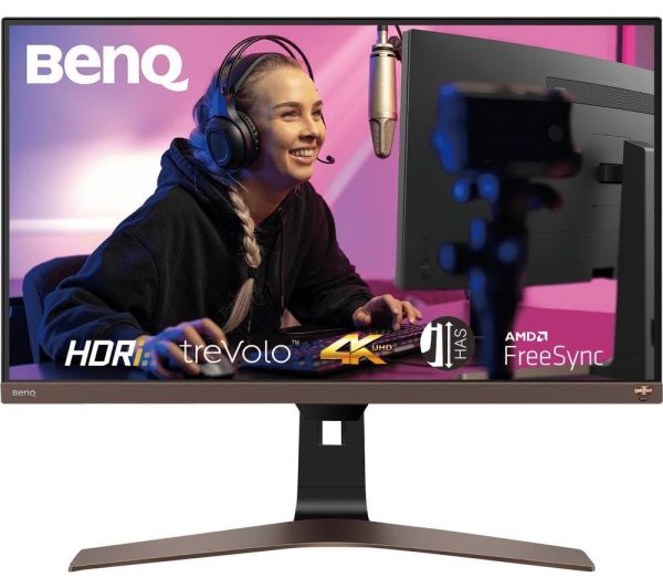 BENQ EW2880U 4K Ultra HD 28" IPS Monitor - Black & Brown