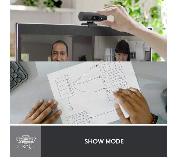 LOGITECH Brio 500 Full HD Webcam - Graphite