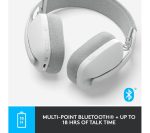 LOGITECH Zone Vibe 100 Wireless Headset - Off-White