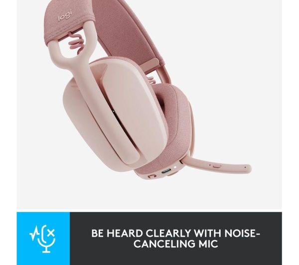 LOGITECH Zone Vibe 100 Wireless Headset - Rose