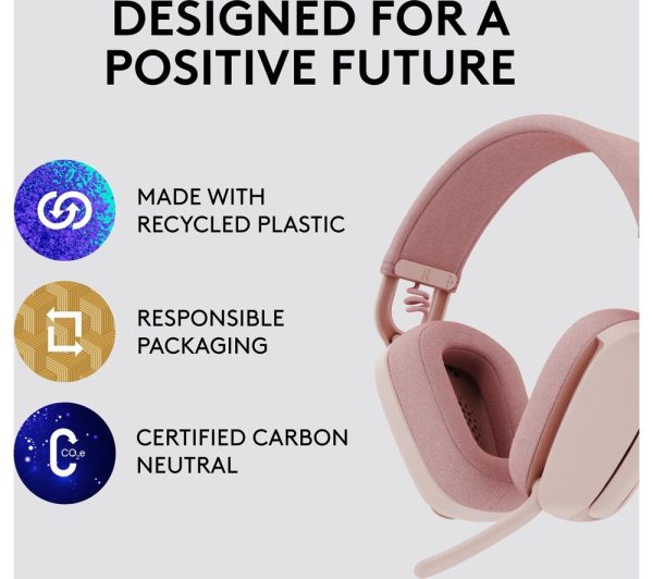 LOGITECH Zone Vibe 100 Wireless Headset - Rose