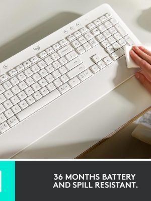 LOGITECH MX Keys Mini for Mac Wireless Keyboard - Pale Grey