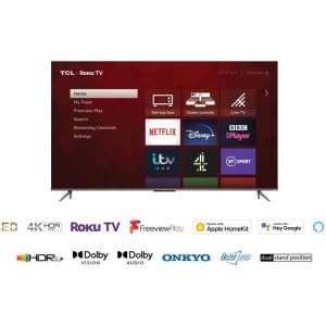 TCL 65RC630K Roku TV 65" Smart 4K Ultra HD HDR QLED TV