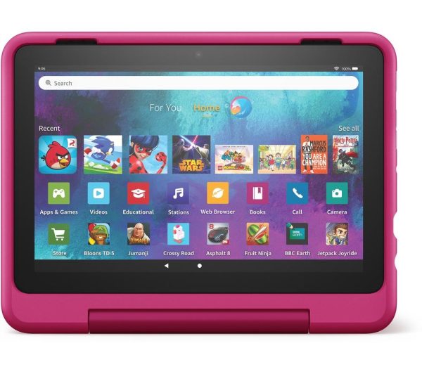 AMAZON Fire HD Pro 8" Kids (ages 6-12) Tablet (2022) - 32 GB, Pink