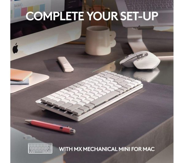 LOGITECH MX Master 3S for Mac Wireless Darkfield Mouse - Pale Grey