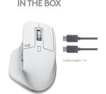 LOGITECH MX Master 3S for Mac Wireless Darkfield Mouse - Pale Grey