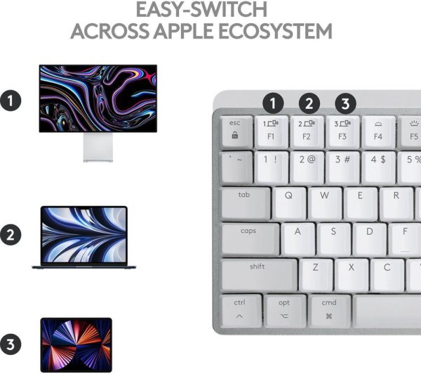 LOGITECH MX Keys Mini Wireless Keyboard - Rose