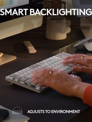 LOGITECH MX Keys Mini Wireless Keyboard - Rose