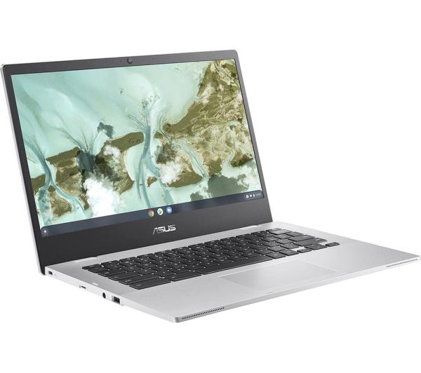 ASUS CX1 14" Chromebook - IntelÂ® CeleronÂ®, 64 GB eMMC, Silver