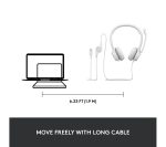 LOGITECH H390 Headset - Off-White