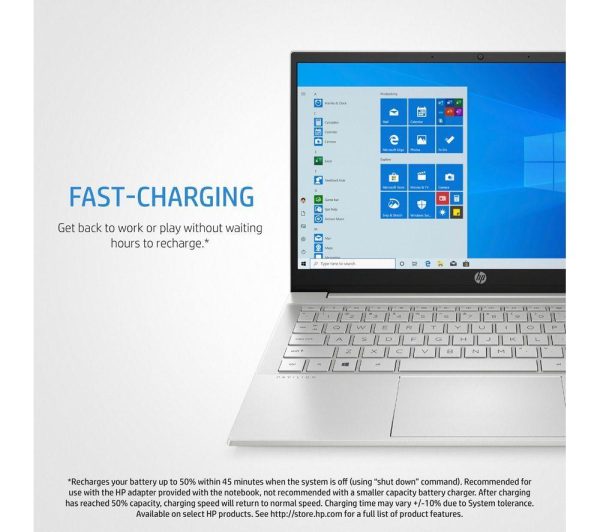 HP Pavilion 14-dv2500sa 14" Refurbished Laptop - Intel® Core i3, 256 GB SSD, Silver (Very Good Condition)