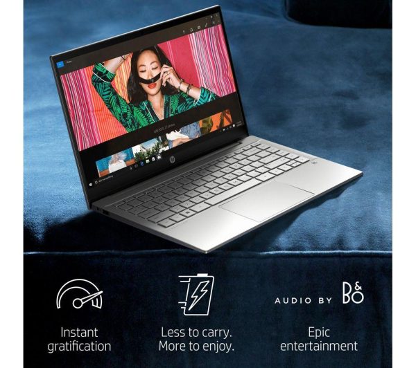 HP Pavilion 14-dv2500sa 14" Refurbished Laptop - Intel® Core i3, 256 GB SSD, Silver (Very Good Condition)