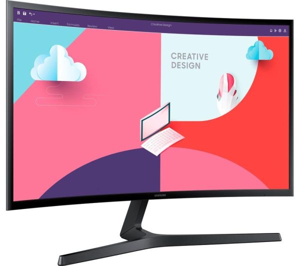 SAMSUNG LS24C366EAUXXU Full HD 24" Curved VA LCD Monitor - Black