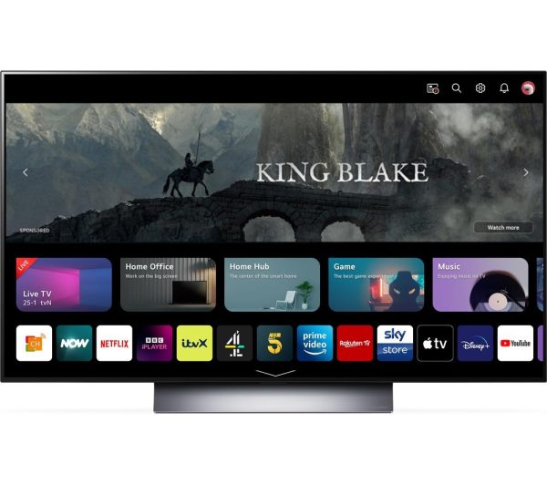 LG OLED48C34LA 48" Smart 4K Ultra HD HDR OLED TV with Amazon Alexa