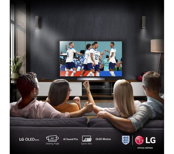 LG OLED48C34LA 48" Smart 4K Ultra HD HDR OLED TV with Amazon Alexa