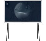 SAMSUNG The Serif LS01BG 50 inch Smart 4K Ultra HD HDR QLED TV in Cloud White (2022) - QE50LS01BGU