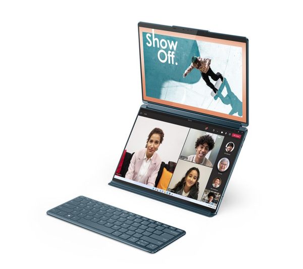 LENOVO Yoga Book 9i 13.3" 2 in 1 Laptop - Intel® Core i7, 1 TB SSD, Teal