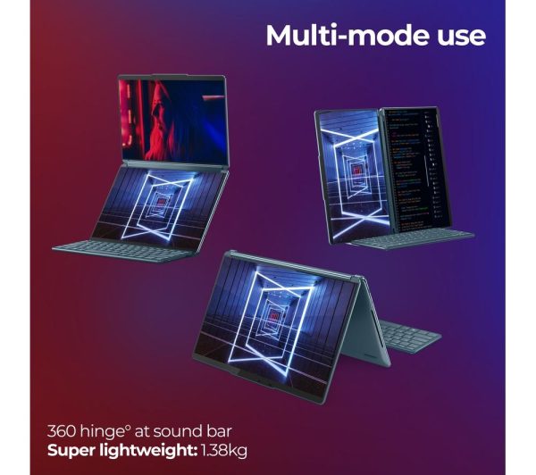 LENOVO Yoga Book 9i 13.3" 2 in 1 Laptop - Intel® Core i7, 1 TB SSD, Teal