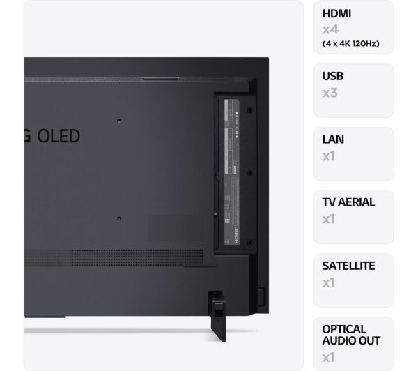 LG OLED42C34LA 42" Smart 4K Ultra HD HDR OLED TV with Amazon Alexa