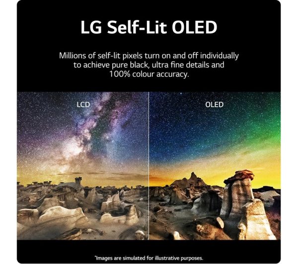 LG OLED42C34LA 42" Smart 4K Ultra HD HDR OLED TV with Amazon Alexa