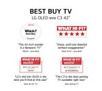 LG OLED42C34LA 42" Smart 4K Ultra HD HDR OLED TV with Amazon Alexa