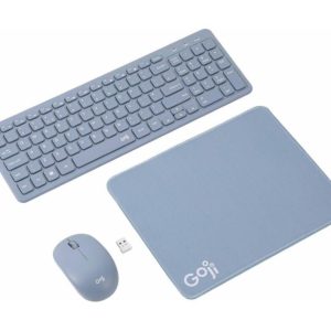 GOJI 3-in-1 Wireless Keyboard & Mouse Set - Blue